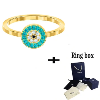 Fashion Exquisite High Quality Evil Eye Ring Elegant Chic Lady Jewelry Send Girlfriend Valentine's Day Birthday Memorial Gift
Fashion Exquisite High Quality Evil Eye Ring Elegant Chic Lady Jewelry Send Girlfriend Valentine's Day Birthday Memorial Gift