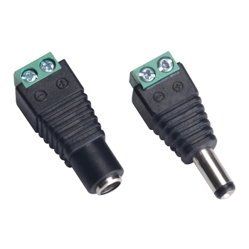 Female Male DC Power Jack Connector Crimp Terminal Block Plug Adapter for 2pin 5050 3528 Single Color LED Strip CCTV Camera Wire
Female Male DC Power Jack Connector Crimp Terminal Block Plug Adapter for 2pin 5050 3528 Single Color LED Strip CCTV Camera Wire