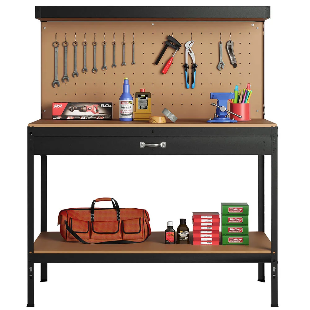 Two-tier Multi-purpose Repair Back Shelf Cabinet Workbench Anti-static Workbench Stainless Steel Countertop with Hook Type
Two-tier Multi-purpose Repair Back Shelf Cabinet Workbench Anti-static Workbench Stainless Steel Countertop with Hook Type