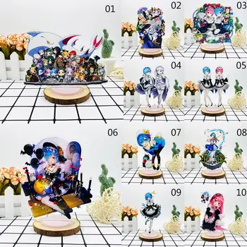Anime RE:Zero Acrylic Desk Stand Figures Model Emilia Ram Rem Double Side Printed Figures Activity Desk Decor Stationery Toy
Anime RE:Zero Acrylic Desk Stand Figures Model Emilia Ram Rem Double Side Printed Figures Activity Desk Decor Stationery Toy