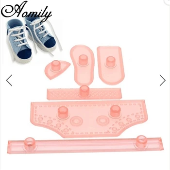 Aomily 6pcs/Set Sports Shoes Shaped Fondant Cake Mold Decorating DIY Plastic Cutter Create Boot Shoes Sugarpaste Craft Gift
Aomily 6pcs/Set Sports Shoes Shaped Fondant Cake Mold Decorating DIY Plastic Cutter Create Boot Shoes Sugarpaste Craft Gift