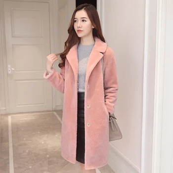2020 Real Fur Coat Female Autumn Winter Woman Coat Korean Jacket Sheep Shearing Wool Fur Coats Long Abrigo Mujer KJ893
2020 Real Fur Coat Female Autumn Winter Woman Coat Korean Jacket Sheep Shearing Wool Fur Coats Long Abrigo Mujer KJ893