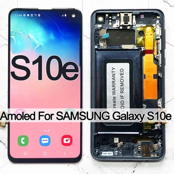 OEM Full Assembly For Samsung Galaxy S10e G970F U LCD Touch Screen AMOLED Display Digitize Assembly Replacement NO Burn Shadows
OEM Full Assembly For Samsung Galaxy S10e G970F U LCD Touch Screen AMOLED Display Digitize Assembly Replacement NO Burn Shadows