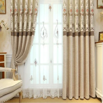 European Style Curtains for Living Dining Room Bedroom Imitation Cashmere Jacquard Curtains Tulle Finished Product Customization
European Style Curtains for Living Dining Room Bedroom Imitation Cashmere Jacquard Curtains Tulle Finished Product Customization