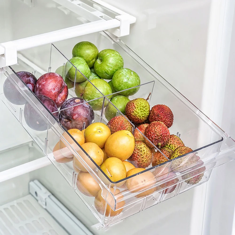 Refrigerator Drawer Organizer Bin PET Refrigerator Drawer Organizer Bin Transparent Fridge Storage Bin Containers
Refrigerator Drawer Organizer Bin PET Refrigerator Drawer Organizer Bin Transparent Fridge Storage Bin Containers