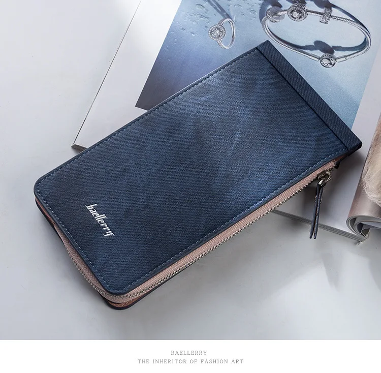 WOMEN'S Long Wallet 9 colors Leisure style Fashion Multi Card Bit Zip Card Package Mobile Phone Bag
WOMEN'S Long Wallet 9 colors Leisure style Fashion Multi Card Bit Zip Card Package Mobile Phone Bag