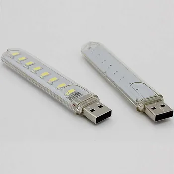 Wasafire Mini Universal USB 8 LED Work Light USB Charging LED Flashlight Portable Torch for Laptop Notebook Reading
Wasafire Mini Universal USB 8 LED Work Light USB Charging LED Flashlight Portable Torch for Laptop Notebook Reading