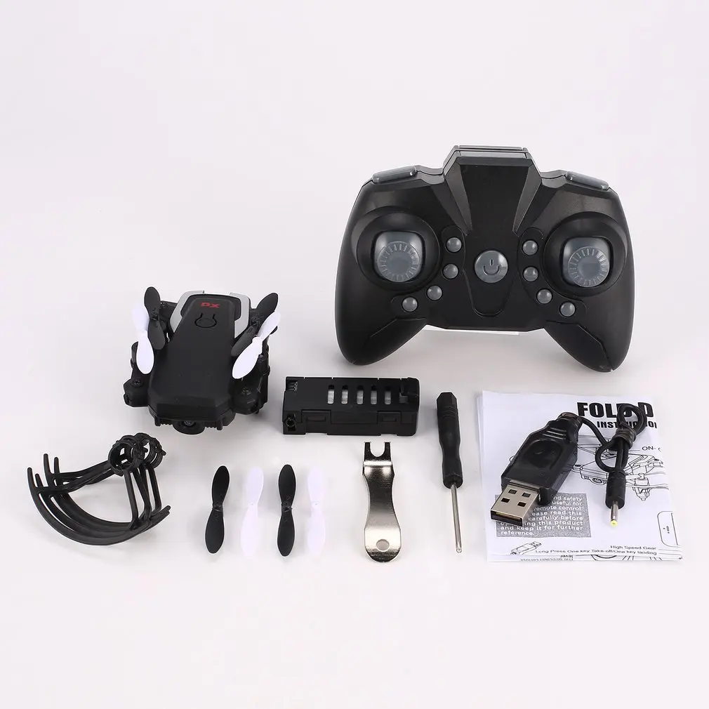 

DG186 Mini RC 2.4G Foldable RC Quadcopter Drone Aircraft with Altitude Hold One Key Return Headless Mode 3D Flips RC Helicopter