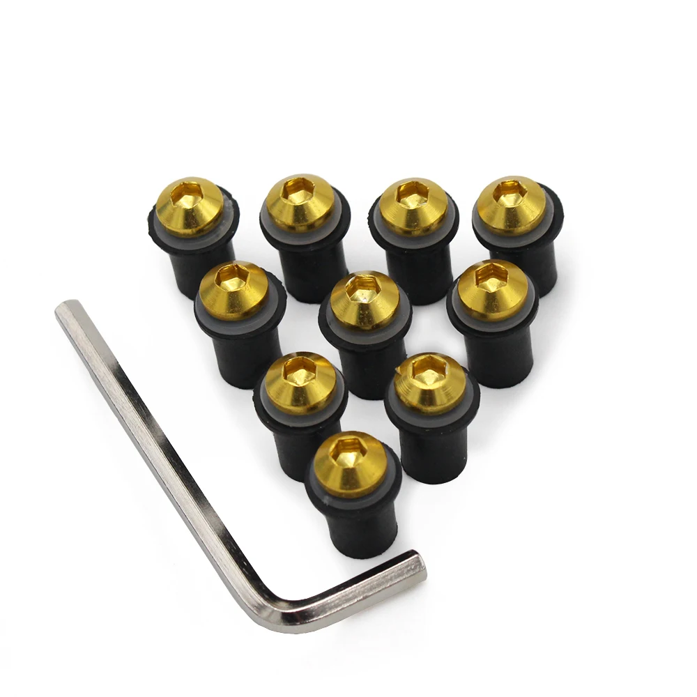 Motorcycle Aluminum Fasteners Windscreen Bolts For Kawasaki ER-6F Ninja 650r 2006 - 2019 07 08 09 10 11 12 13 14 15 Gold
Motorcycle Aluminum Fasteners Windscreen Bolts For Kawasaki ER-6F Ninja 650r 2006 - 2019 07 08 09 10 11 12 13 14 15 Gold
