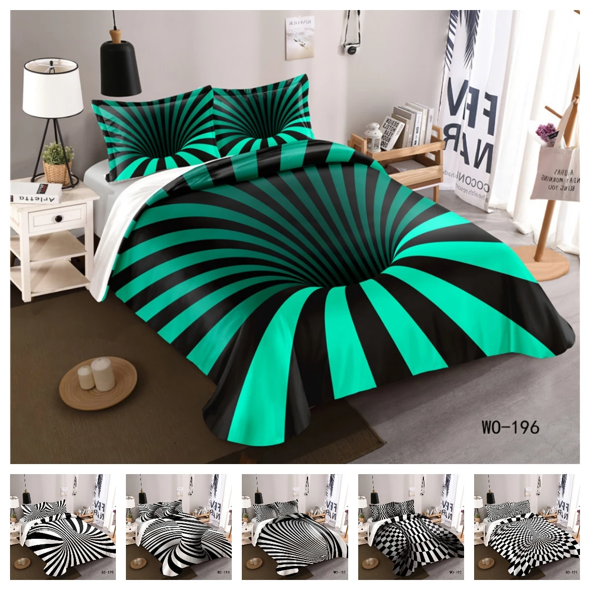2/3pcs 10 Patterns 3d Digital Abstract Printing Duvet Cover Set 1Quilt Cover +1/2 Pillowcases Single Twin Double Full Queen King
2/3pcs 10 Patterns 3d Digital Abstract Printing Duvet Cover Set 1Quilt Cover +1/2 Pillowcases Single Twin Double Full Queen King