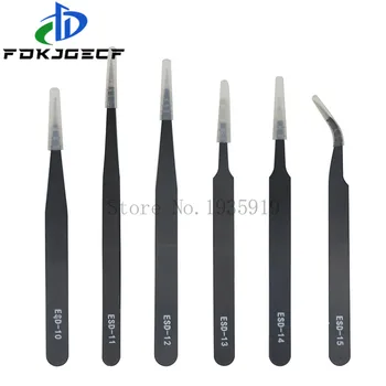 1PCS VETUS BGA ESD Stainless Steel Antistatic Tweezers ESD-10/ESD-11/ESD-12/ESD-13/ESD-14/ESD-15 SMD Reworking Soldering Tools
1PCS VETUS BGA ESD Stainless Steel Antistatic Tweezers ESD-10/ESD-11/ESD-12/ESD-13/ESD-14/ESD-15 SMD Reworking Soldering Tools