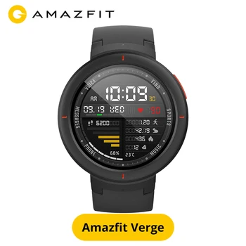 Global Version New Amazfit Verge Smartwatch GPS GLONASS Smart Message Call Answer Push Heart Rate Monitor for Android Phone iOS
Global Version New Amazfit Verge Smartwatch GPS GLONASS Smart Message Call Answer Push Heart Rate Monitor for Android Phone iOS