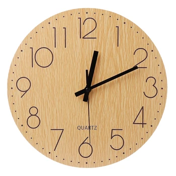 Silent Wooden Wall Clock Vintage Style Non-ticking Arabic Numerals Design Decors
Silent Wooden Wall Clock Vintage Style Non-ticking Arabic Numerals Design Decors