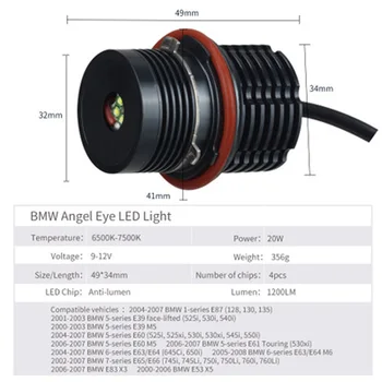 2pcs Angel Eye Bulbs LED Set Error Free Replacement Lamp Marker Light For BMW E39 E60
2pcs Angel Eye Bulbs LED Set Error Free Replacement Lamp Marker Light For BMW E39 E60
