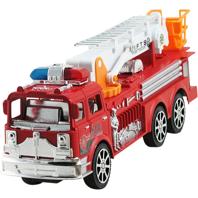 Имитационная огнеупорная игрушка инерционная пожарная машина Детская