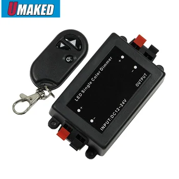 LED 12 V-24 V 8A DC Single Color Wireless dimmer With RF Remote Control Luminance Controller For LED Spotlight Lamp Strip
LED 12 V-24 V 8A DC Single Color Wireless dimmer With RF Remote Control Luminance Controller For LED Spotlight Lamp Strip