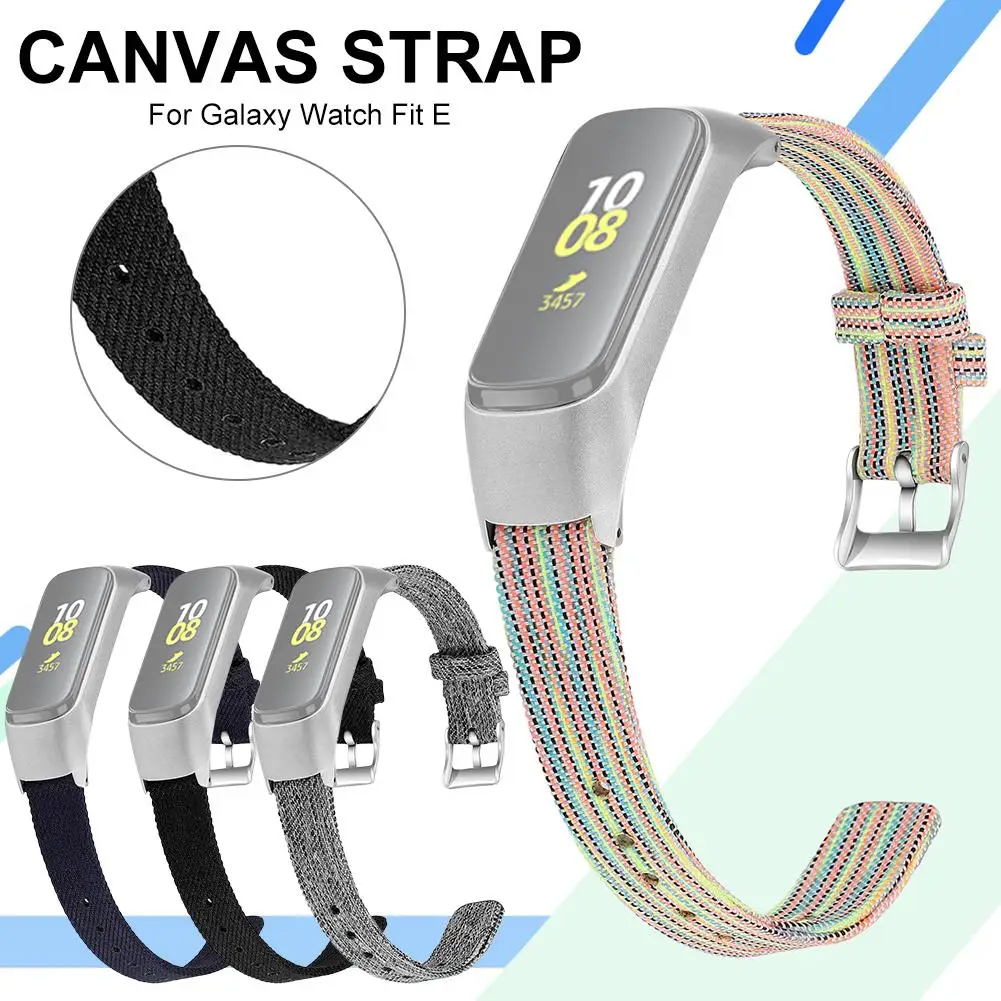 Stainless Steel Canvas Strap Replacement Sport Wrist Band For Samsung Galaxy Fit-e Smart Watch Replacement New Strap
Stainless Steel Canvas Strap Replacement Sport Wrist Band For Samsung Galaxy Fit-e Smart Watch Replacement New Strap