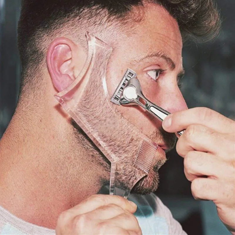 Men Beard Shaping Template Comb Black Transparent Men's Beards Combs Beauty Tool for Home Convenience Hair Beard Trimming Tool
Men Beard Shaping Template Comb Black Transparent Men's Beards Combs Beauty Tool for Home Convenience Hair Beard Trimming Tool