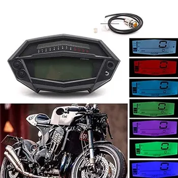 Motorcycle 7 color Adjustable Lighting LCD Digital Tachometer Speedometer Odometer Fuel Gauge For Universal Kawasaki Z1000 Sport
Motorcycle 7 color Adjustable Lighting LCD Digital Tachometer Speedometer Odometer Fuel Gauge For Universal Kawasaki Z1000 Sport
