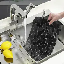 Non-slip Pebble Sink Mat Eco-friendly PVC Practical Function Sink Protector Liner Pad Kitchen Tools
Non-slip Pebble Sink Mat Eco-friendly PVC Practical Function Sink Protector Liner Pad Kitchen Tools