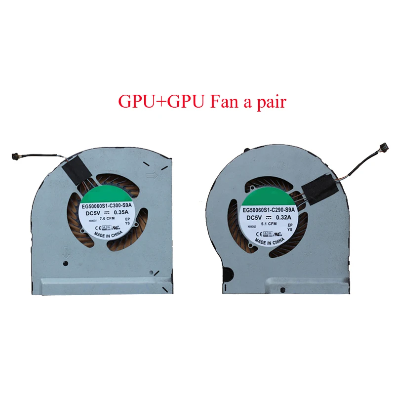Ноутбук GPU Процессор вентилятор охлаждения для DELL Alienware 13 R3 P81G EG50060S1-C300-S9A