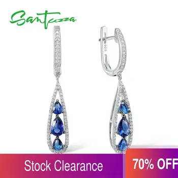 SANTUZZA Silver Earrings For Women 925 Sterling Silver Dangle Earrings Long Silver 925 with Cubic Zirconia brincos Jewelry
SANTUZZA Silver Earrings For Women 925 Sterling Silver Dangle Earrings Long Silver 925 with Cubic Zirconia brincos Jewelry