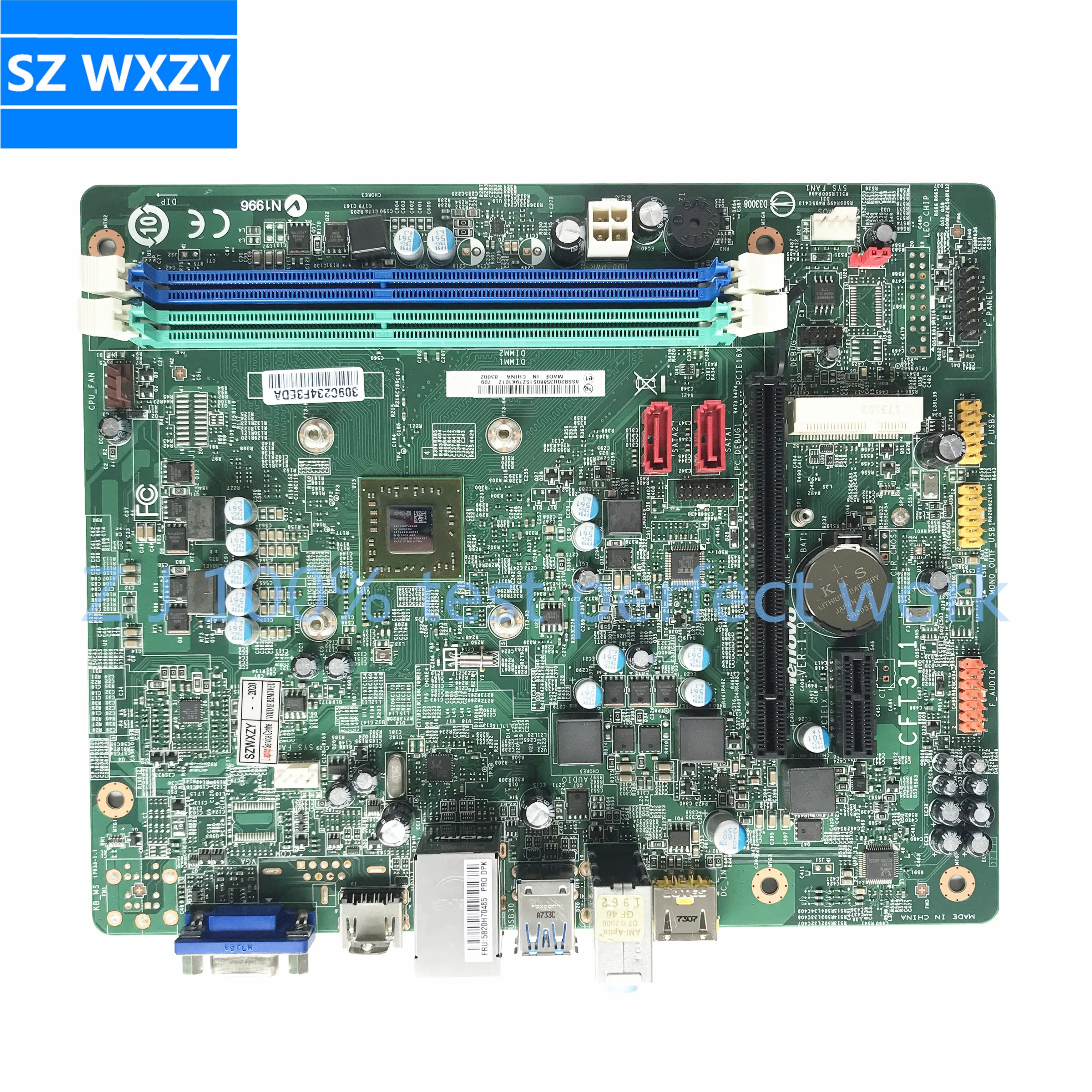 Высокое Качество для Lenovo H30-03 H50-05 H3003 H5005 рабочего Материнская плата 5B20H70485 A8-7410