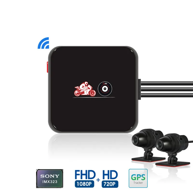HD Dual-lens Waterproof Motorcycle DVR Dash Cam Full HD 1080P+720P Front Rear View Motorcycle Camera Black Recorder Box
HD Dual-lens Waterproof Motorcycle DVR Dash Cam Full HD 1080P+720P Front Rear View Motorcycle Camera Black Recorder Box
