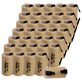 35 pcs SC battery 1.2V SUBC batteries rechargeable high drain 1400mah with tabs color random
35 pcs SC battery 1.2V SUBC batteries rechargeable high drain 1400mah with tabs color random
