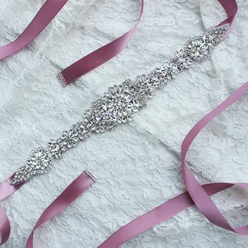 Fashion Ribbon Crystal Rhinestone Belt Women Wedding Bridal Dress Belt Cummerbunds Waistband Girdle Accessory 
Fashion Ribbon Crystal Rhinestone Belt Women Wedding Bridal Dress Belt Cummerbunds Waistband Girdle Accessory
