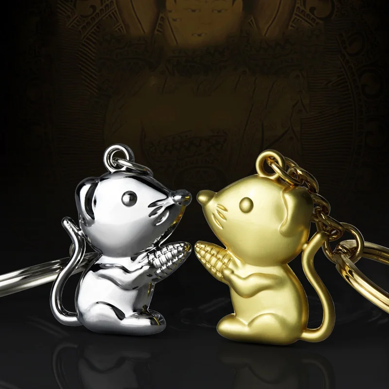 Chinese Zodiac Rat Year Gift Pendant Cute High Quality Metal Keychain Car Accessories Bag Pendant Men Women Couple Gift Keychain 
Chinese Zodiac Rat Year Gift Pendant Cute High Quality Metal Keychain Car Accessories Bag Pendant Men Women Couple Gift Keychain