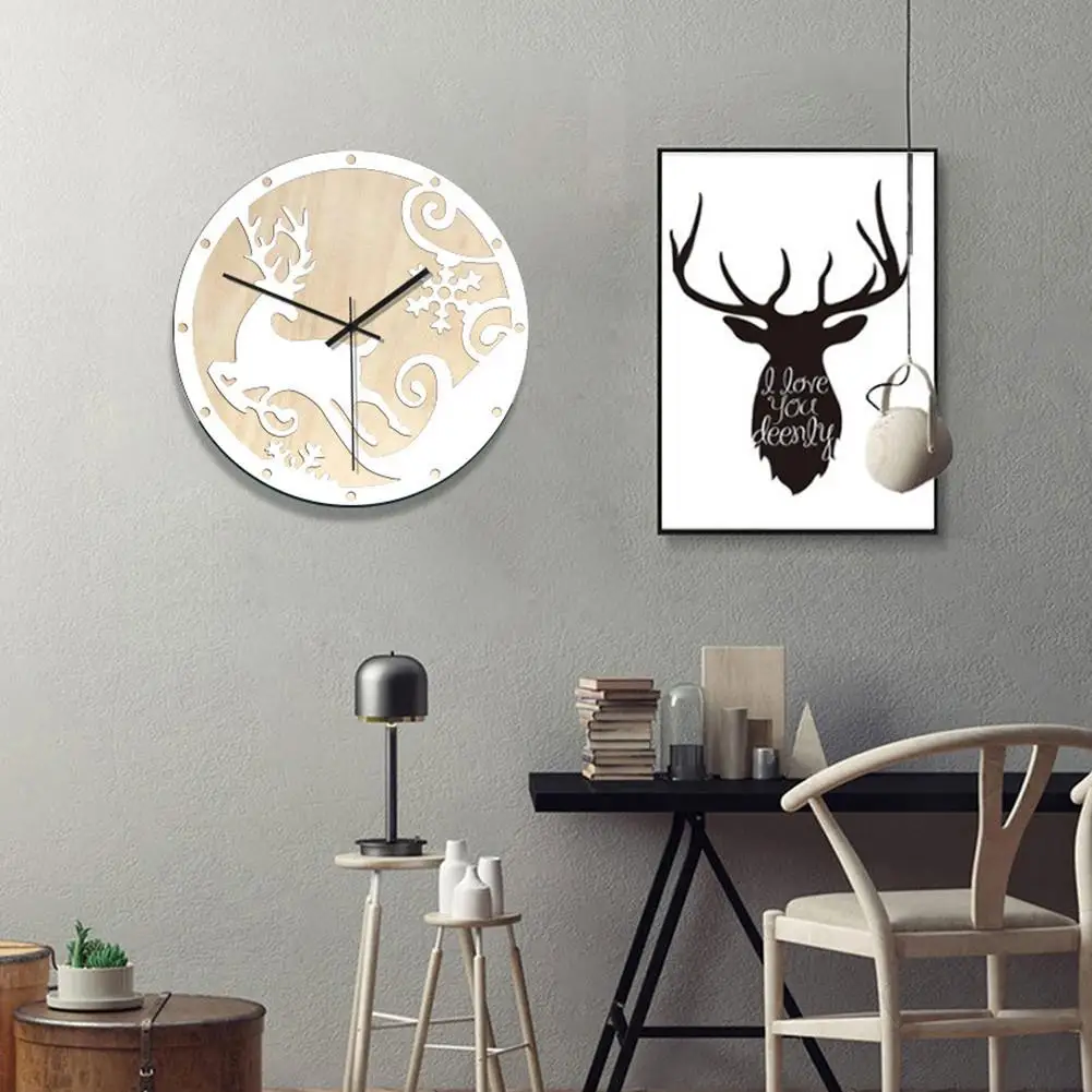 2020 Christmas Elk Wall Clock European Living Room Wooden Clocks Silent Movement Wall Decorative Christmas Clocks
2020 Christmas Elk Wall Clock European Living Room Wooden Clocks Silent Movement Wall Decorative Christmas Clocks