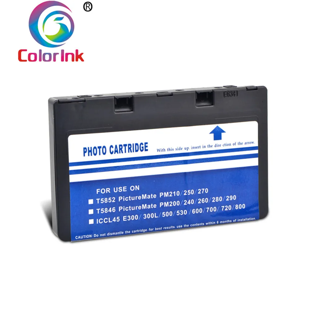 ColoInk T5846 Ink Cartridge Compatible for Epson PictureMate 200 240 260 280 290 PictureMate PM 240 PictureMate Show PM 225 300
ColoInk T5846 Ink Cartridge Compatible for Epson PictureMate 200 240 260 280 290 PictureMate PM 240 PictureMate Show PM 225 300