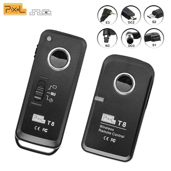 

Pixel T8 Wireless Shutter Release Remote Control 2.4GHz FSK 16 Channels 320ft/100m For Canon Nikon Sony DSLR Camera