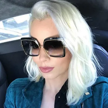 New Fashion Luxury Elegant Vintage Cat Eye Sunglasses Woman Mirror Square Sun Glasses Shades for Female Coating Brand Designer 
New Fashion Luxury Elegant Vintage Cat Eye Sunglasses Woman Mirror Square Sun Glasses Shades for Female Coating Brand Designer