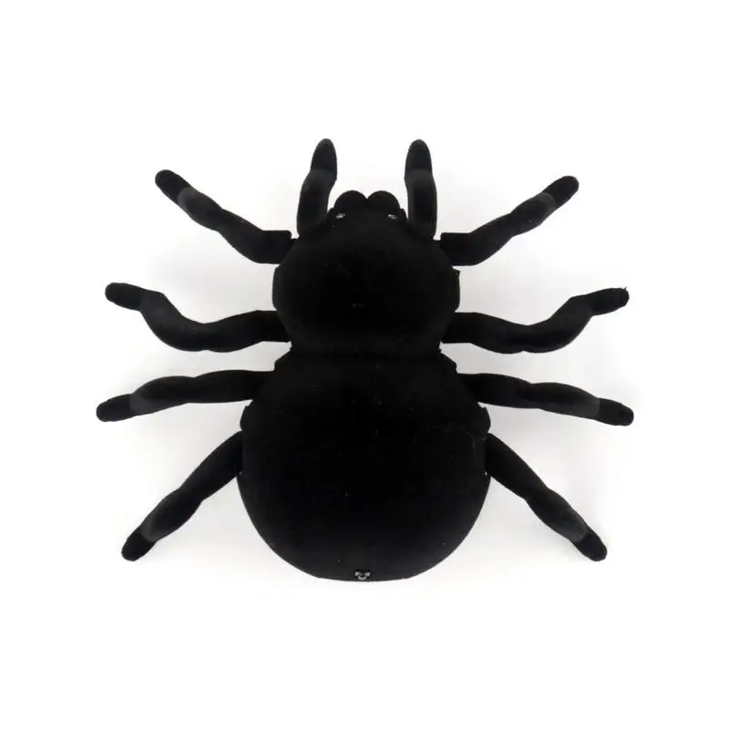 

New Remote Control Simulation Spider Toys Funny Animal Climbing Halloween Creepy Spider Simulation Joke Scary Trick Toy Black
