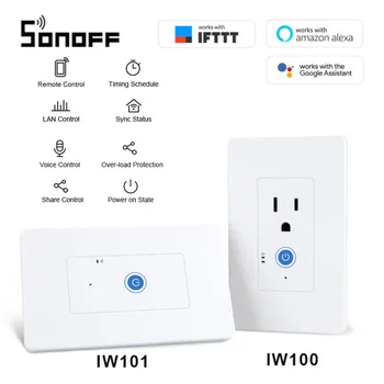 SONOFF TX Series IW100/IW101 Wi-Fi Smart Power Monitoring Wall Socket&Switch Smart Home Automation Work With Google Home Alexa
SONOFF TX Series IW100/IW101 Wi-Fi Smart Power Monitoring Wall Socket&Switch Smart Home Automation Work With Google Home Alexa