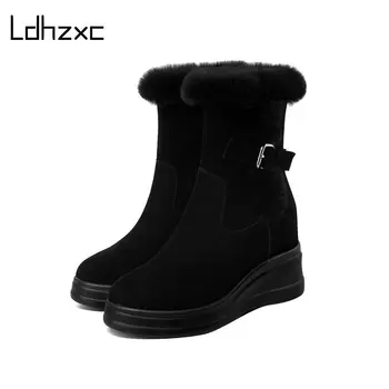 LDHZXC Winter Boots Women Pig Suede Leather Handmade Boots Women Shoes Thick Increased Winter Warm Comfortable Casual
LDHZXC Winter Boots Women Pig Suede Leather Handmade Boots Women Shoes Thick Increased Winter Warm Comfortable Casual