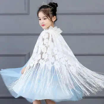 2020 Flower Girls White Cloak Covers Hollow Crochet Floral Lace Tassels Shawl Cape
2020 Flower Girls White Cloak Covers Hollow Crochet Floral Lace Tassels Shawl Cape