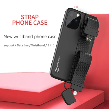 Mobile phone case with bracket Wrist phone case with data cable for iphone 7/7plus/8/8plus/X/XR/Xs MAX/11/11 pro/11 pro max
Mobile phone case with bracket Wrist phone case with data cable for iphone 7/7plus/8/8plus/X/XR/Xs MAX/11/11 pro/11 pro max