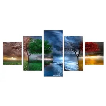 5D 5D Diamond Painting by Number Kit, 5 Sets of Splicing Painting Four Season Tree Full Drill Rhinestone Embroidery Cross Stitch
5D 5D Diamond Painting by Number Kit, 5 Sets of Splicing Painting Four Season Tree Full Drill Rhinestone Embroidery Cross Stitch