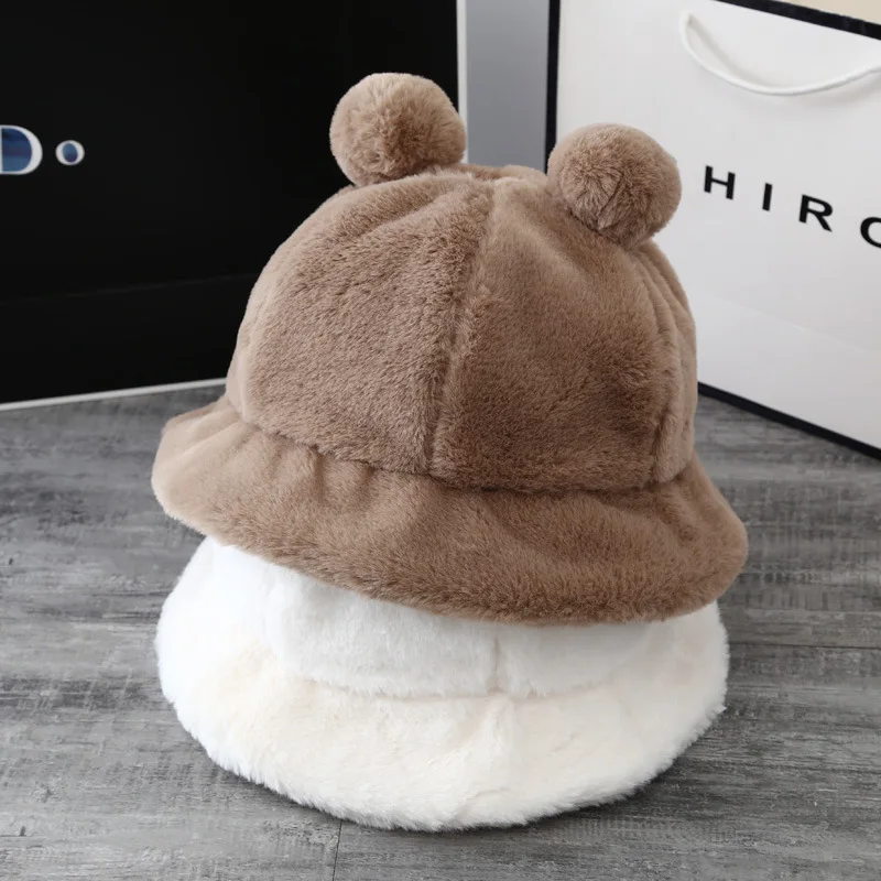 2020 New Fashion Autumn Winter Leopard Fur Bucket Hat Women Bear Ear Style Ball Plush Fisherman Hat Soft Warm Thick Basin Hat
2020 New Fashion Autumn Winter Leopard Fur Bucket Hat Women Bear Ear Style Ball Plush Fisherman Hat Soft Warm Thick Basin Hat