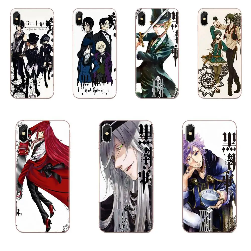 Для Huawei Honor 4C 5A 5C 5X 6 6A 6X 7 7A 7C 7X 8 8C 8S 9 10 10i 20 20i Lite Pro Soft Call Box Аниме Черный Батлер Kuroshitsuji |