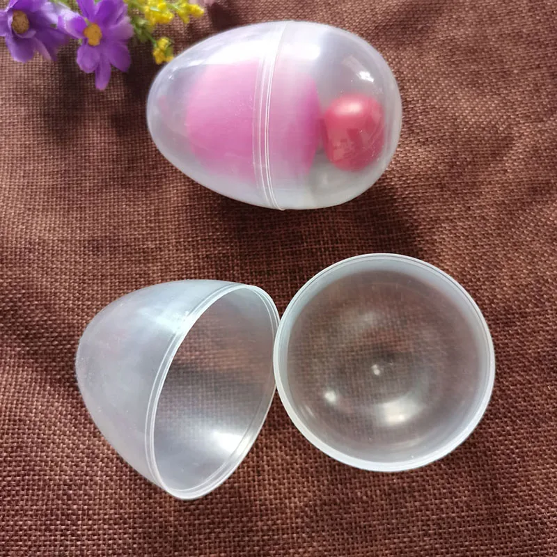 50pcs 55X80mm Clear Plastic Easter Eggs Transparent Plastic Capsules Party Easter Gift Package Egg Ball Packing
50pcs 55X80mm Clear Plastic Easter Eggs Transparent Plastic Capsules Party Easter Gift Package Egg Ball Packing