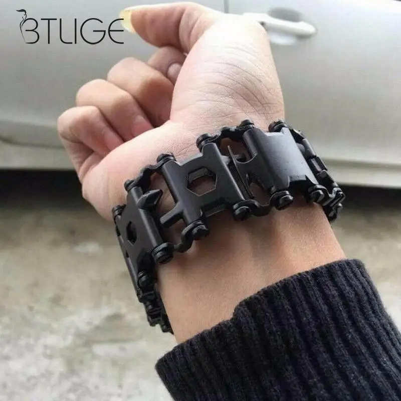 New Wearable Tread Multi-function Tool Bracelet Strap Multi-function Screwdriver Outdoor Emergency Kit Multi Tool
New Wearable Tread Multi-function Tool Bracelet Strap Multi-function Screwdriver Outdoor Emergency Kit Multi Tool