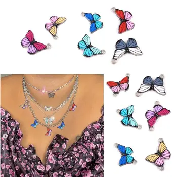 50Pcs Alloy Enamel Colorful Butterfly Pendant Charms Earrirng Necklace Jewelry Making Butterfly Charms for DIY Making
50Pcs Alloy Enamel Colorful Butterfly Pendant Charms Earrirng Necklace Jewelry Making Butterfly Charms for DIY Making