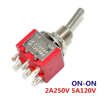 100pcs ON/ON 6 Terminals 2 Position DPDT Toggle Switch Car Boat Switches Red Toggle
100pcs ON/ON 6 Terminals 2 Position DPDT Toggle Switch Car Boat Switches Red Toggle