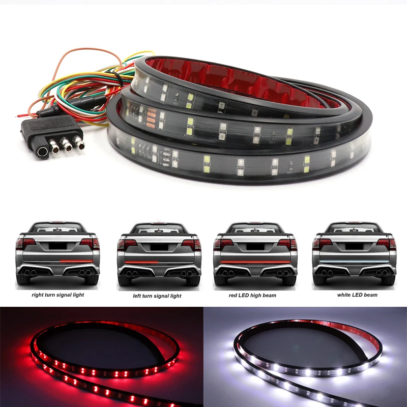 Niscarda Truck Tailgate Turn Signal LED Light Bar Flexible LED Strip DRL Car Waterproof Reverse Brake Light For Dodge Ford
Niscarda Truck Tailgate Turn Signal LED Light Bar Flexible LED Strip DRL Car Waterproof Reverse Brake Light For Dodge Ford