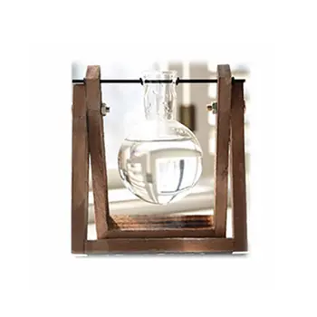 Hydroponic plant transparent wooden frame vase desktop small fresh container vintage Good-looking Professional 1 pcs 
Hydroponic plant transparent wooden frame vase desktop small fresh container vintage Good-looking Professional 1 pcs