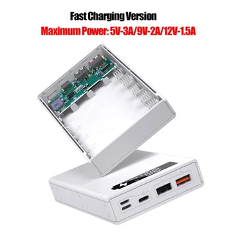 Detachable QC3.0 PD Quick Charge LCD Display DIY 5x18650 Battery Case Power Bank Shell without Battery Powerbank Protector
Detachable QC3.0 PD Quick Charge LCD Display DIY 5x18650 Battery Case Power Bank Shell without Battery Powerbank Protector